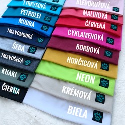 Detská letná bavlnená čelenka so šiltom