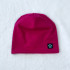 Detská zateplená čiapka cyklámenová