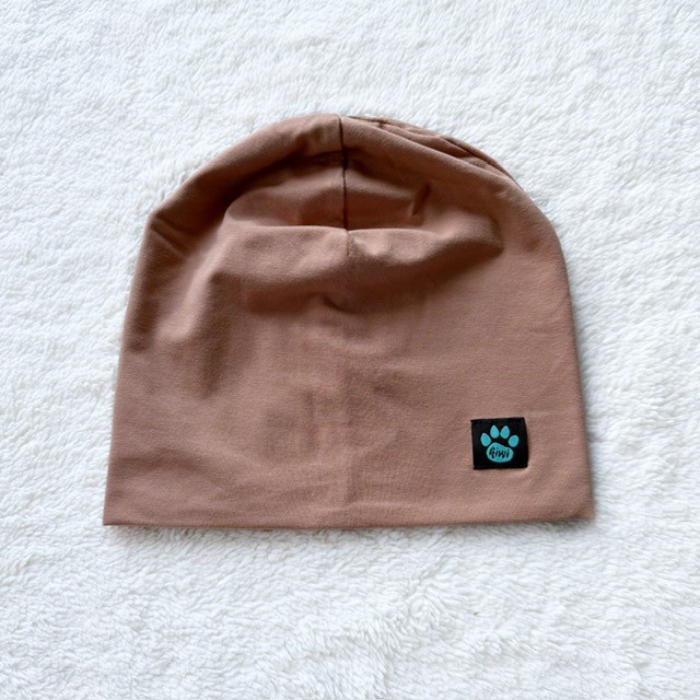 Detská čiapka kapučínová