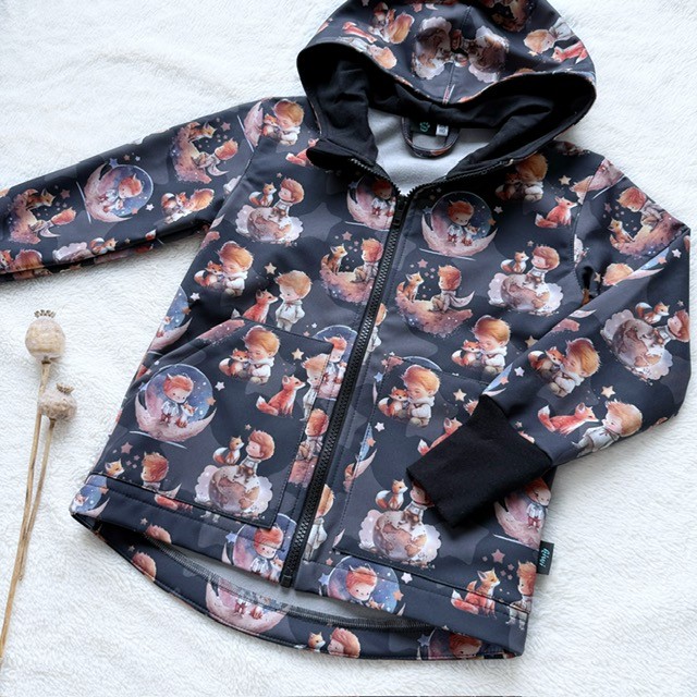 Detská softshellová bunda LÍŠČÍ KAMARÁT