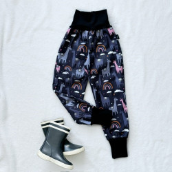 Detské softshellové zateplené nohavice LAMY