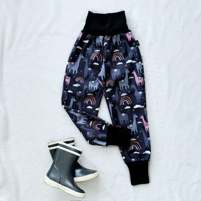 Detské softshellové zateplené nohavice LAMY