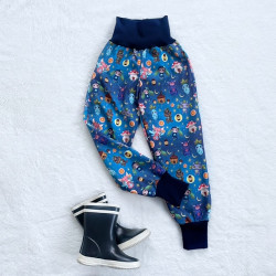 Detské softshellové zateplené nohavice ŠKRIATCI