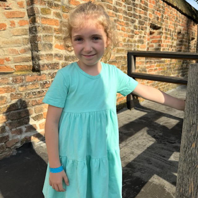 Detské volánové šaty