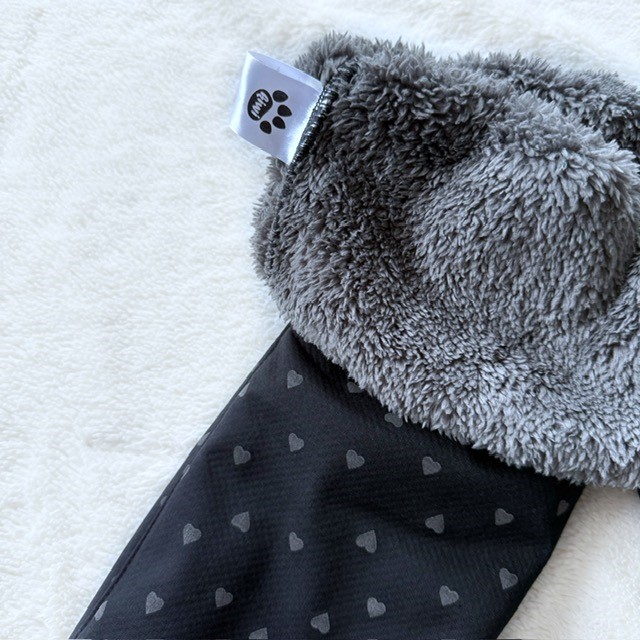 Detské zimné zateplené softshellové nohavice s barančekom REFLEXNÉ SRDIEČKA