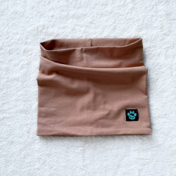 Detský nákrčník (tunel) kapučínový