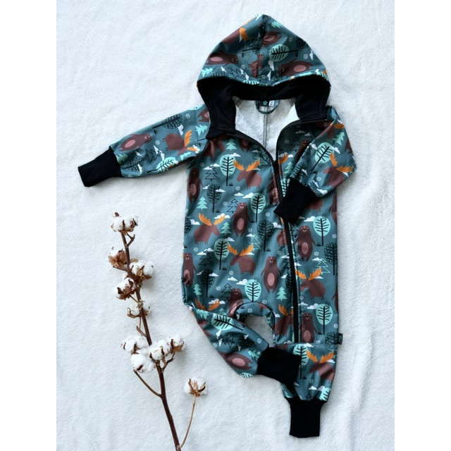 Detský softshellový overal s barančekom JELENE