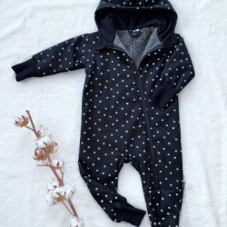 Detský softshellový overal s barančekom REFLEXNÉ SRDIEČKA