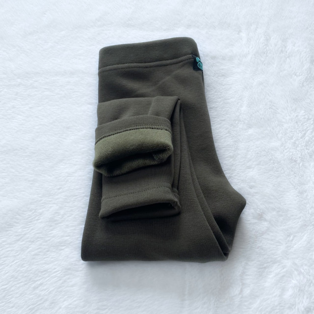 Detské zimné bavlnené extra zateplené termo legíny warmkeeper khaki Detské zimné bavlnené extra zateplené termo legíny warmkeeper khaki