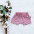 Detské letné mušelínové kraťasy staroružové