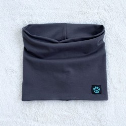 Detský nákrčník (tunel) tmavošedý