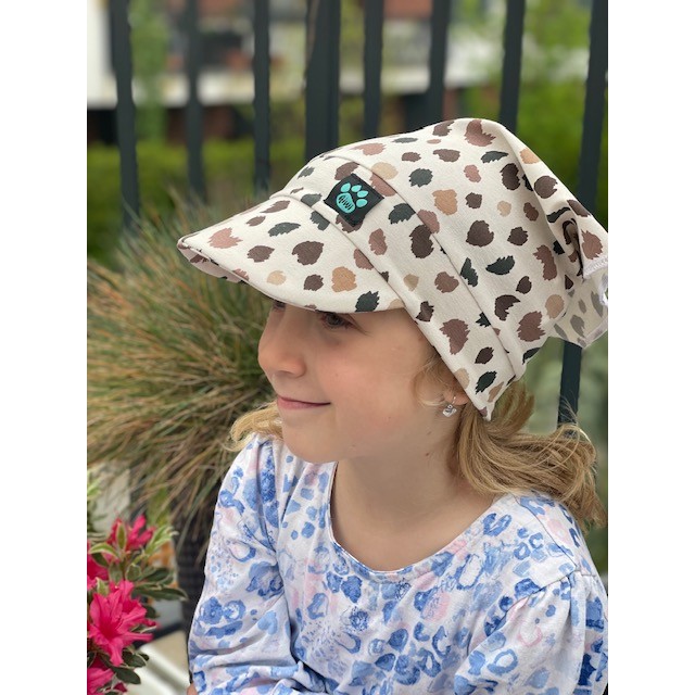 Detská letná šatka so šiltom FLIAČIKY