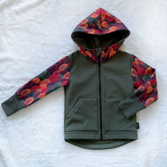 Detská softshellová bunda STROMY