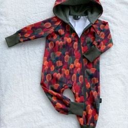 Detský softshellový overal STROMY