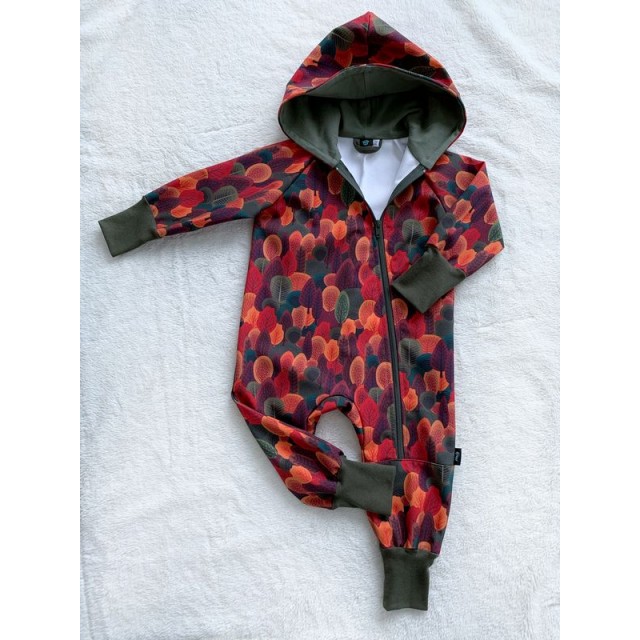 Detský softshellový overal STROMY