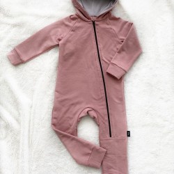 Detský teplákový overal staroružový